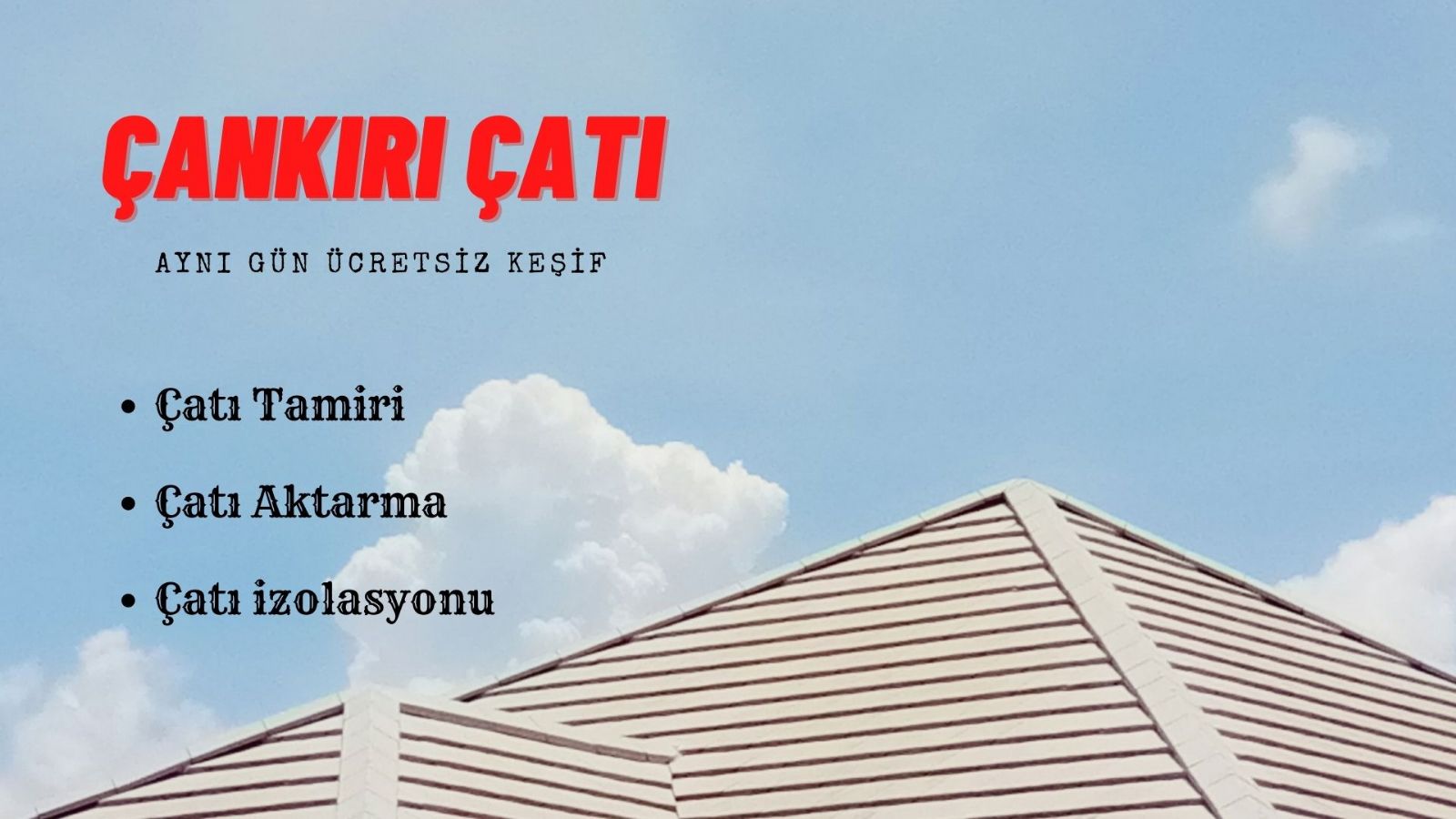 çankırı çatı izolasyonu